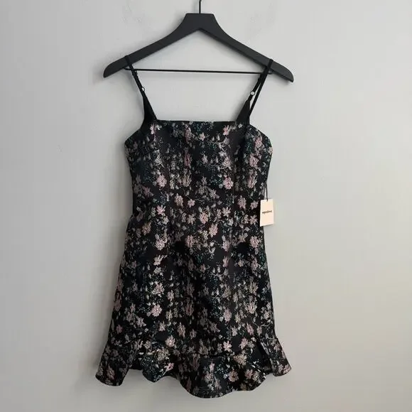 mini dress pink floral Petal and Pup Women's Gardenia Halter Mini Dress